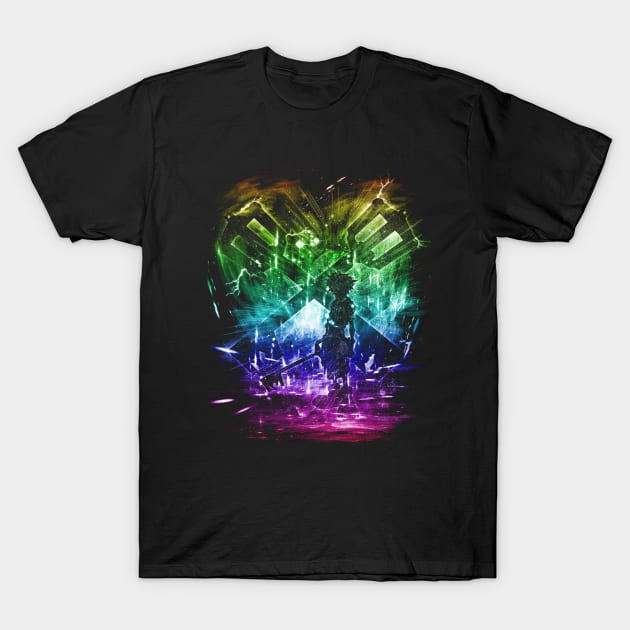 key storm -rainbow version T-Shirt by kharmazero